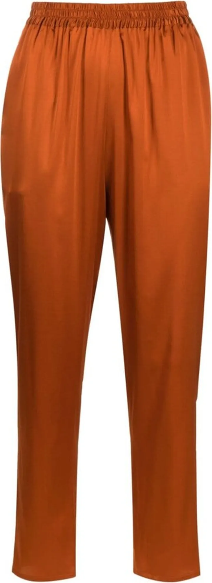 Mila cropped satin trousers