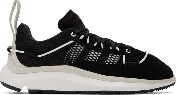 Y-3 Black & White Shiku Run Sneakers