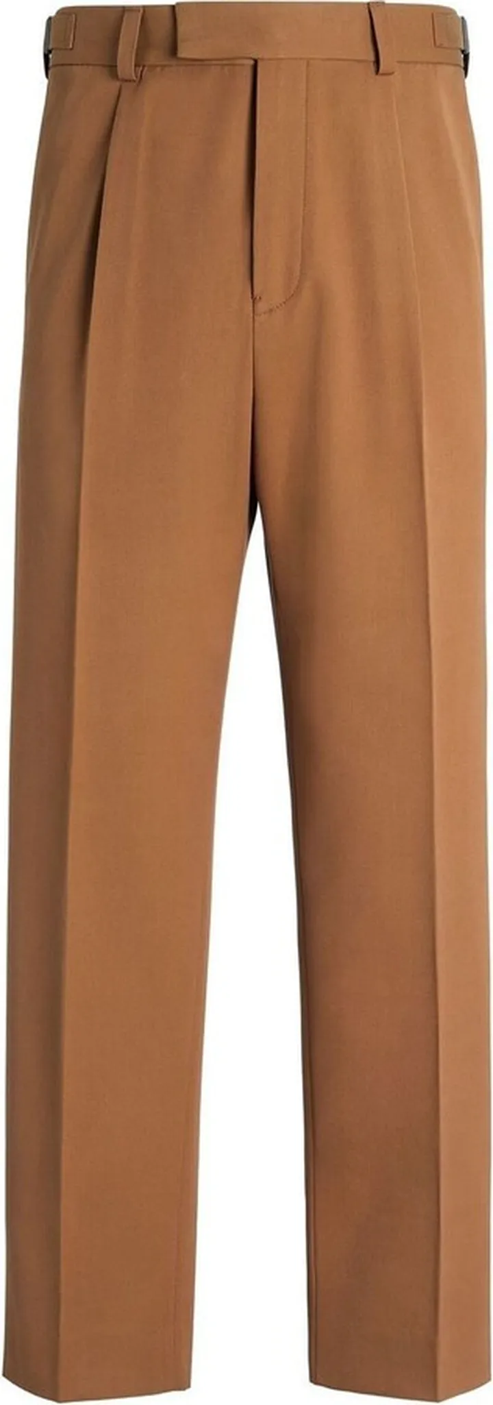 Vicuna straight-leg cut trousers
