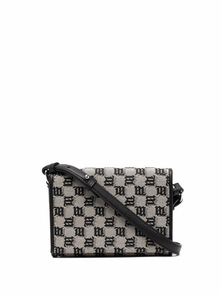Monogram-Jacquard Shoulder Bag