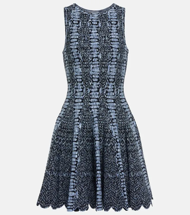 Jacquard minidress