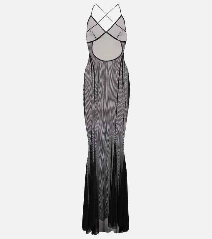 Mesh gown