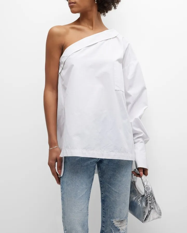 Asymmetric One-Sleeve Shirt