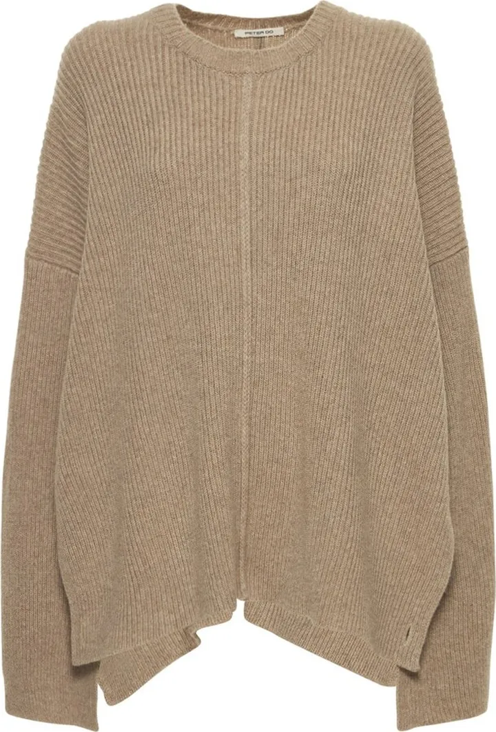Cashmere & wool knit cape sweater
