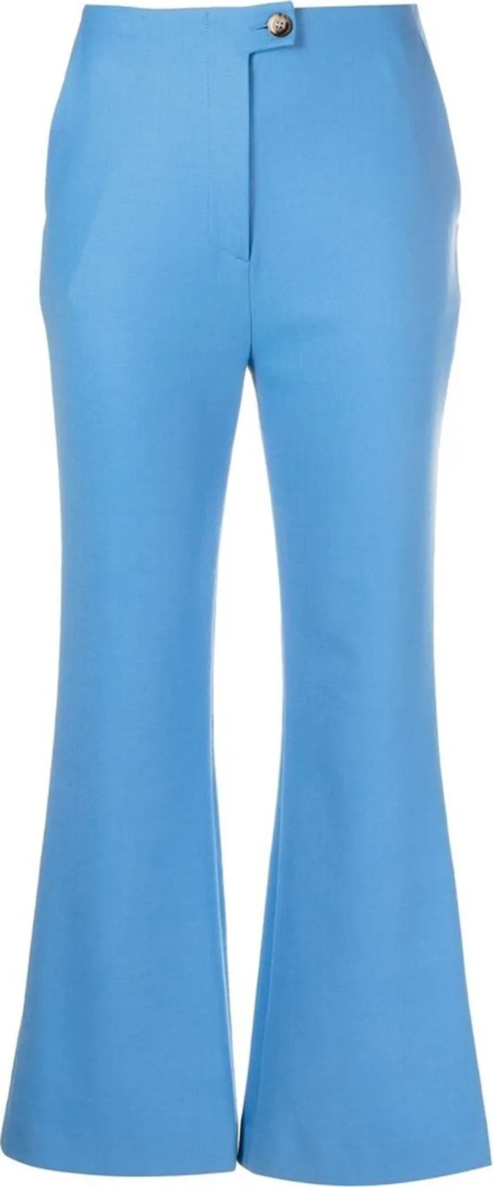 Cropped Kick Flare Trousers