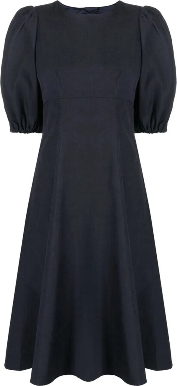 Pearl-Embellished Open-Back Dress