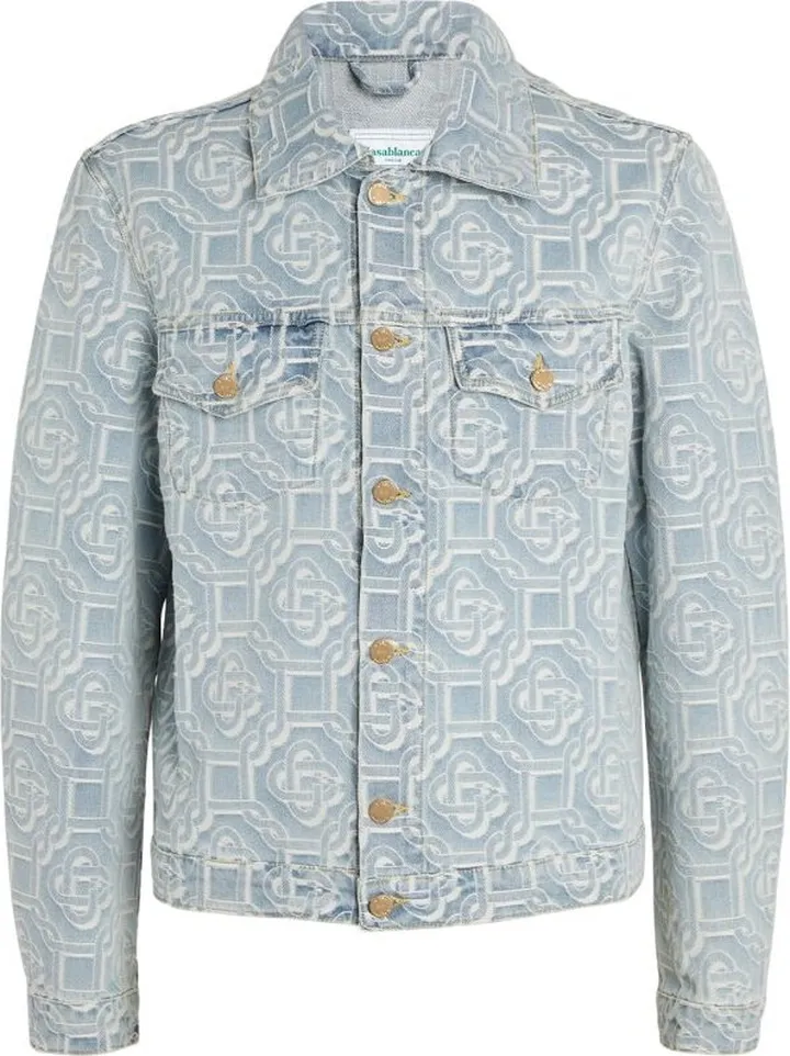 Casablanca Monogram Denim Jacket