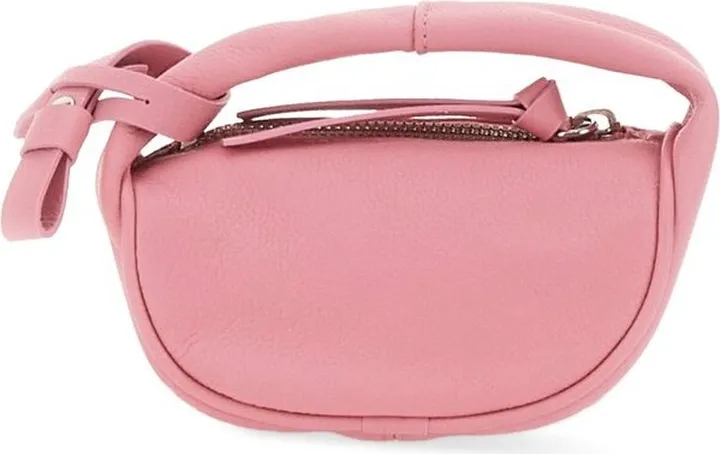 By Far Mini Micro Cush Zipped Tote Bag