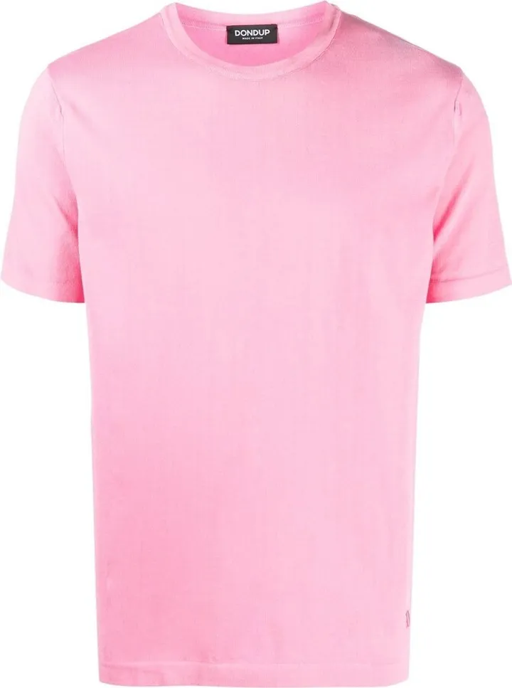short-sleeve knitted T-shirt