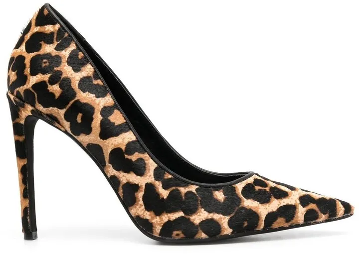 Leopard-Print 110mm Pumps
