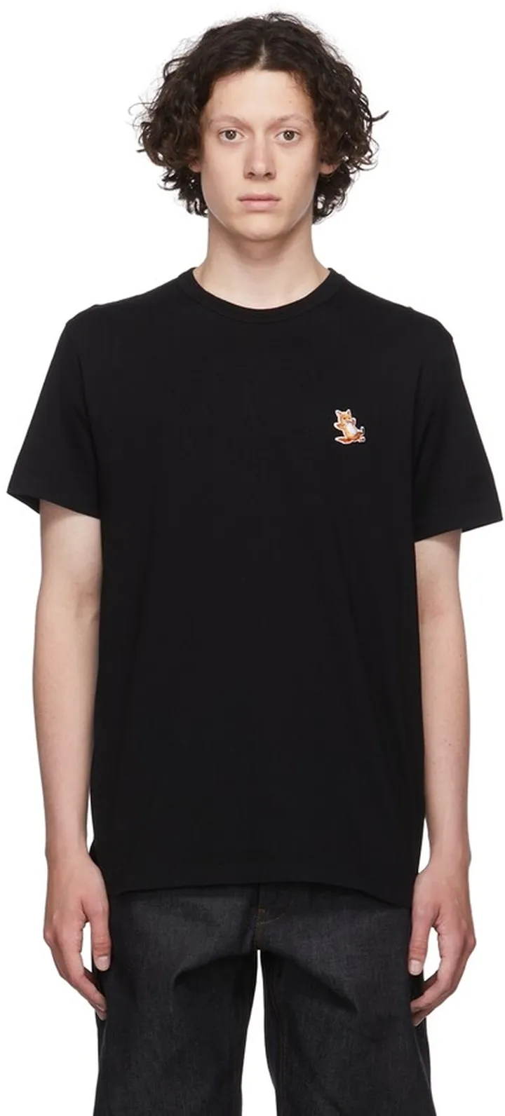 Maison Kitsuné Black Chillax Fox T-Shirt