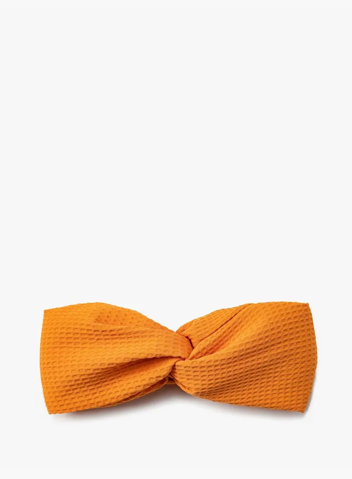 Bandana Hairband Textured Knot Detail