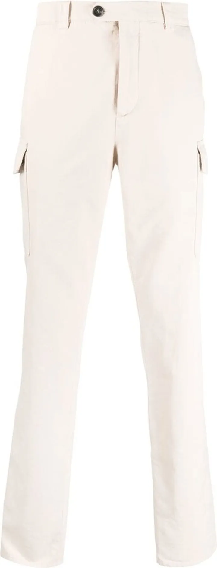 Mid-Rise Straight Trousers