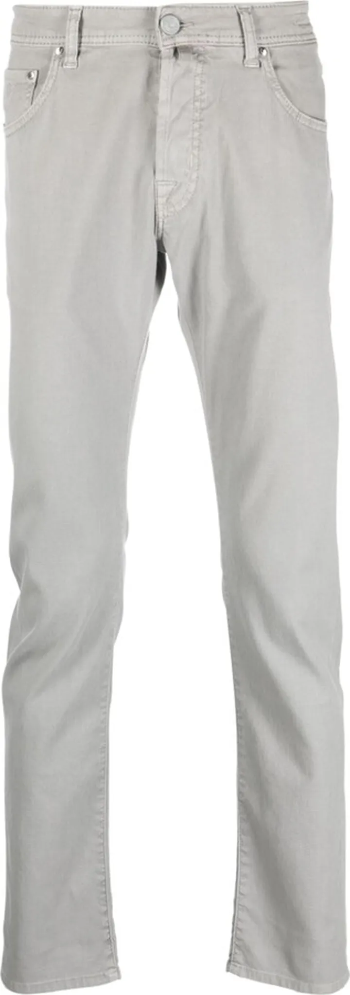 Logo-Patch Straight-Leg Trousers