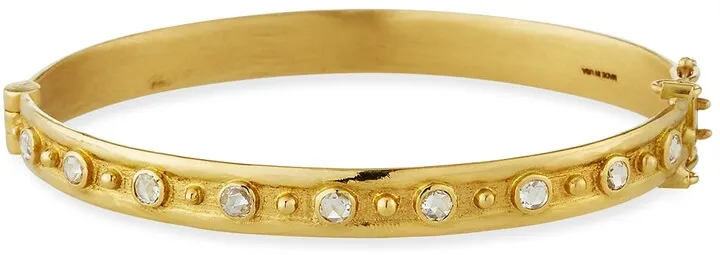 Sueno 18k Rose-Cut Diamond Bangle