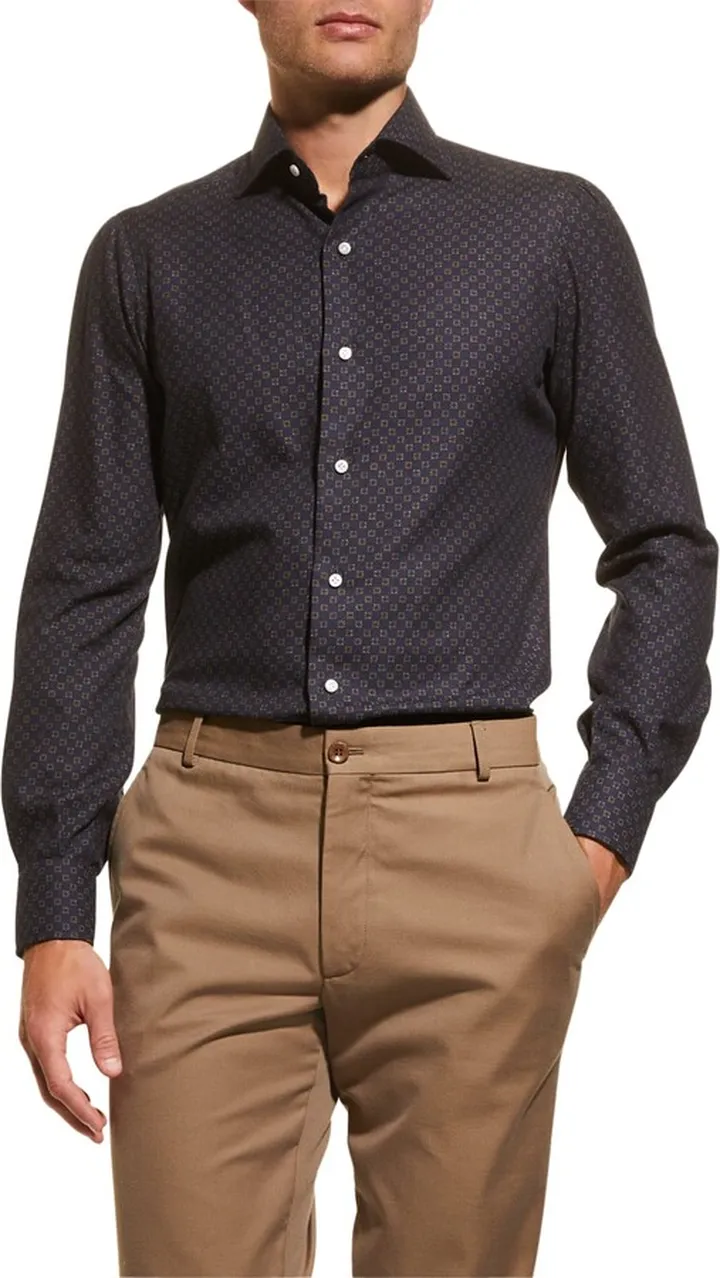 Men's Foulard Sport Shirt