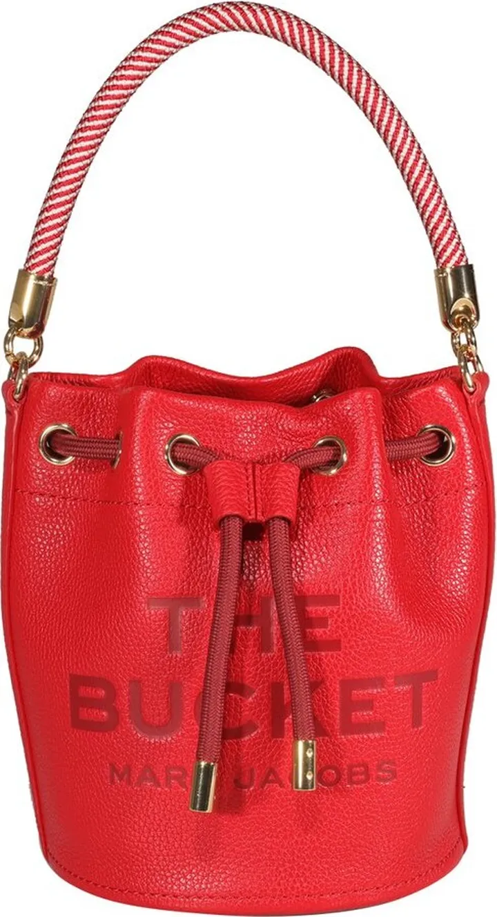 Marc Jacobs Logo Embossed Bucket Bag