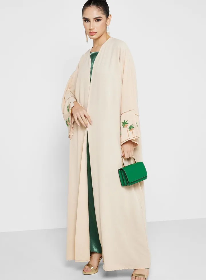 Embellished Sleeve Detail Abaya