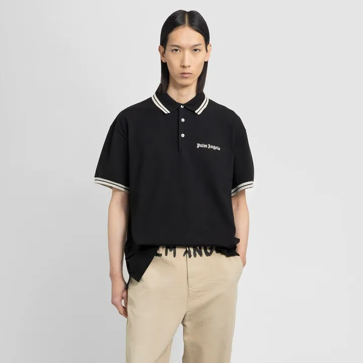 Palm Angels Man Black T-Shirts