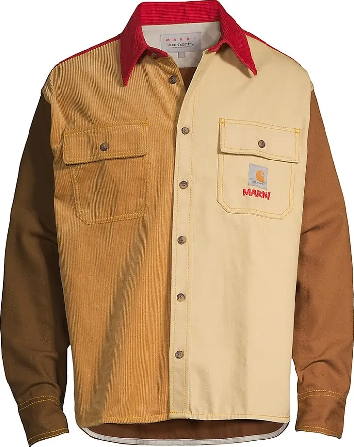 Marni x Carhartt WIP Paneled Cotton Shirt