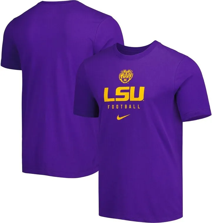 Men's Nike Purple Lsu Tigers Team Issue Performance T-shirt