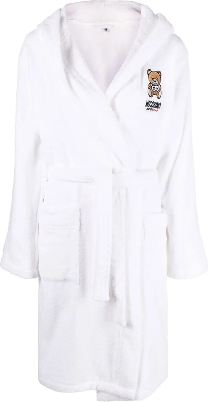 MOSCHINO- Bathrobe With Logo