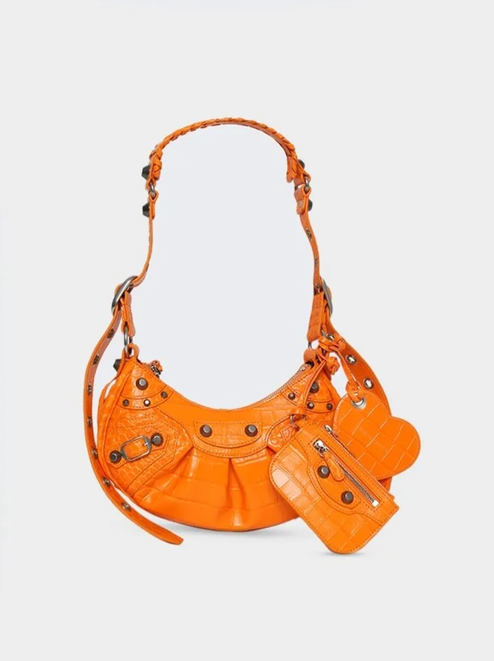 Le Cagole Xs Shoulder Bag Pop Orange