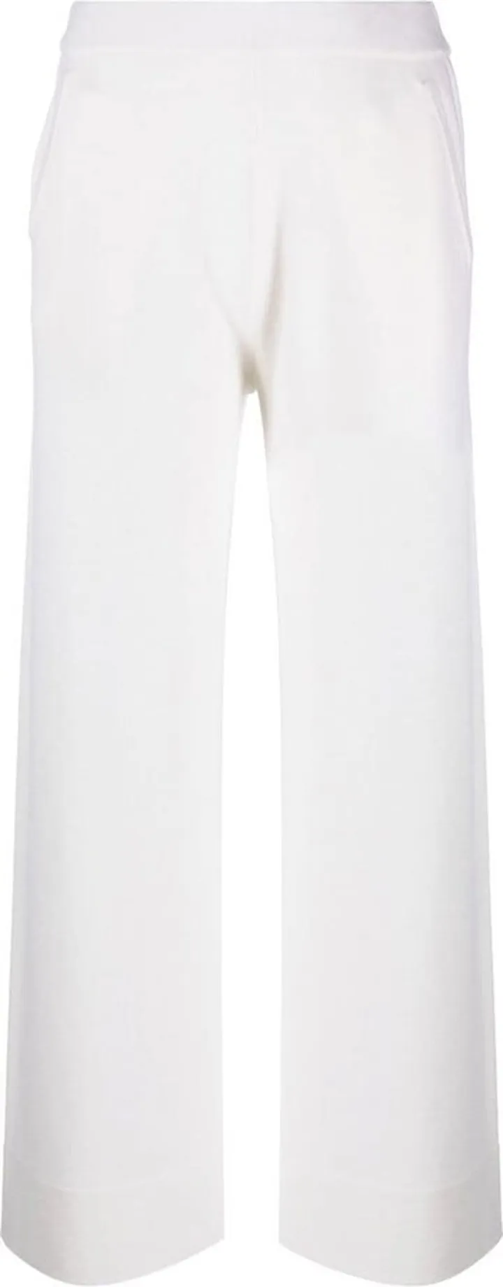 Cashmere-Blend Cropped Pants