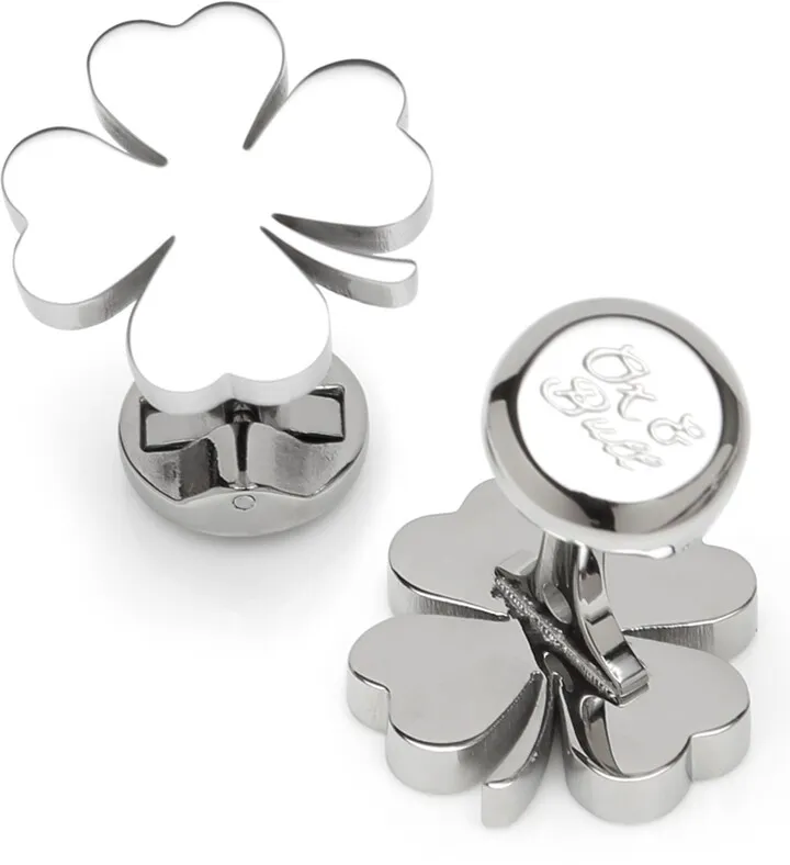 Four Leaf Clover Cuff Links