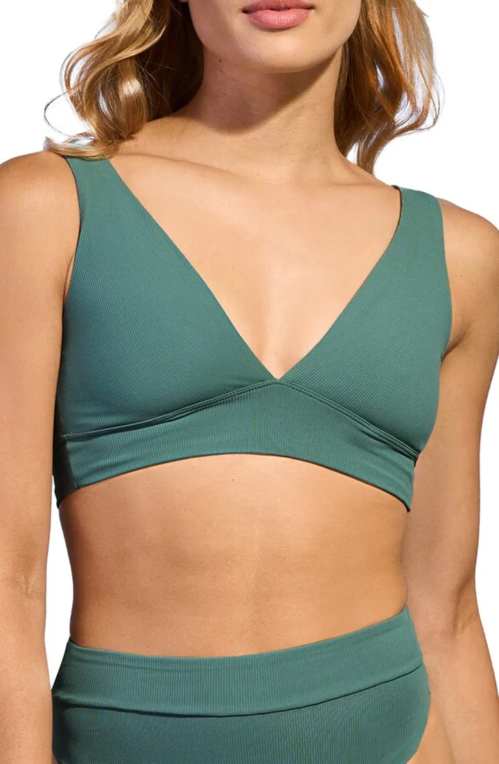 Eucalyptus Allure Rib Bikini Top