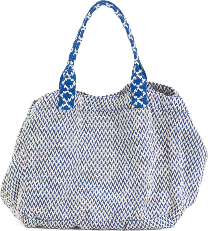 Marbella Oversized Lined Tote With Interior Pockets