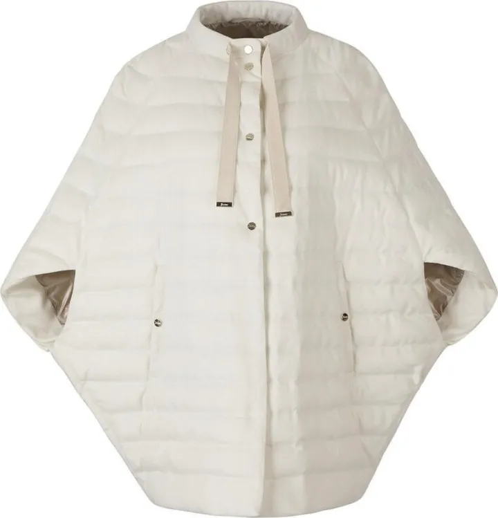 Herno Lace-Up Neck Peacoat