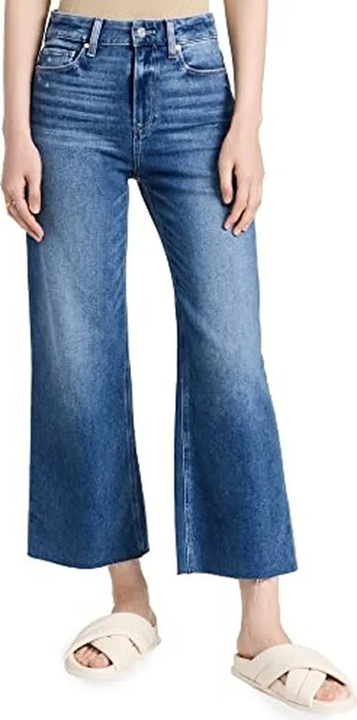 PAIGE Women's Anessa Raw Cuff Jeans