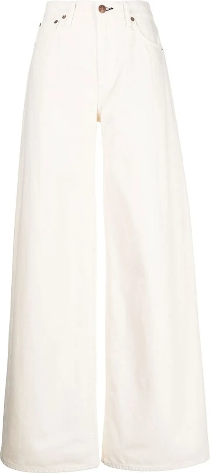 High-Waisted Wide-Leg Jeans