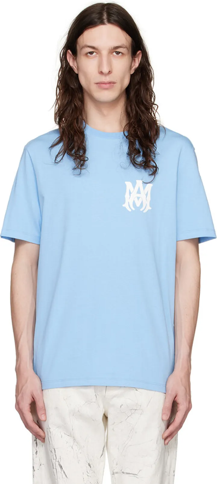 AMIRI Blue 'M.A.' T-Shirt