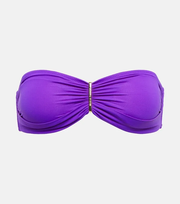 Positano bandeau bikini top