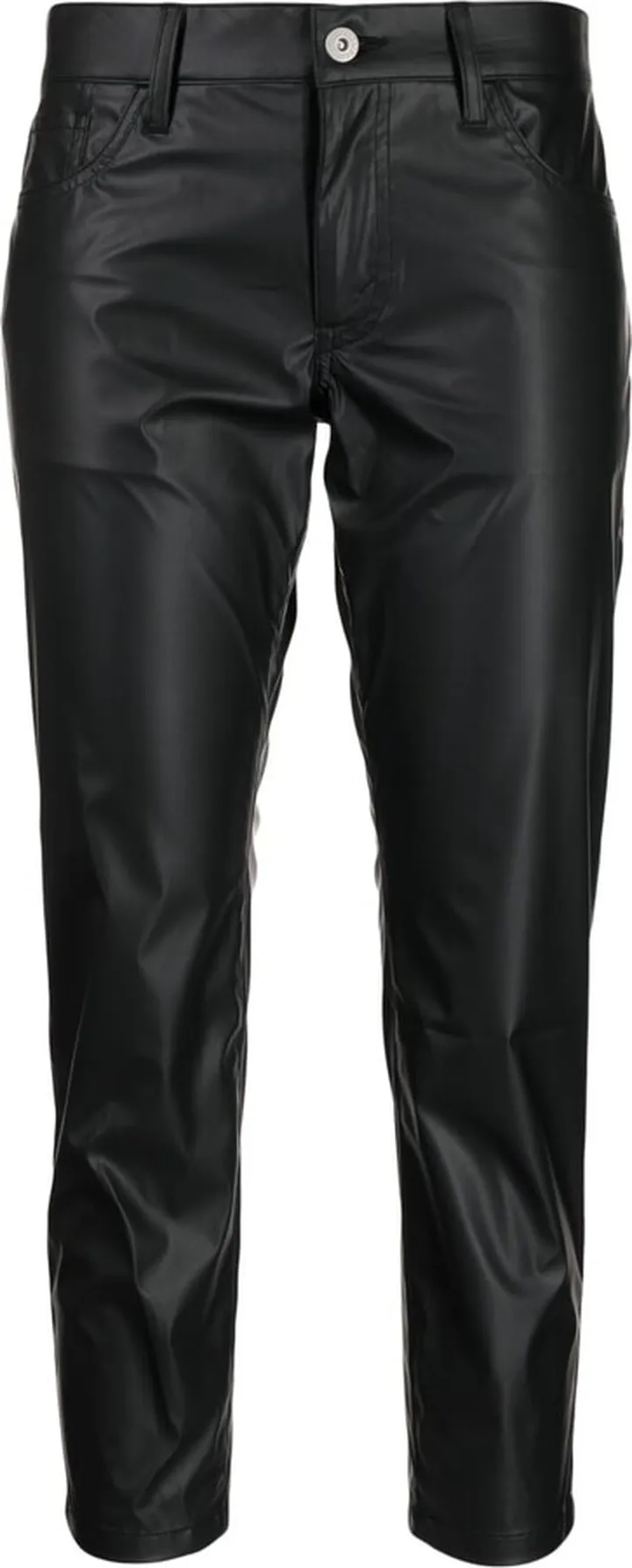 Shimmer-Finish Skinny Trousers