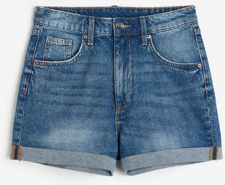 High Waist Denim Shorts