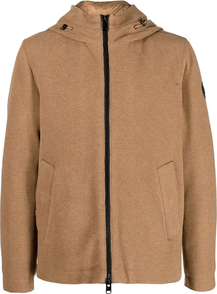 Pacific feather-down wool jacket