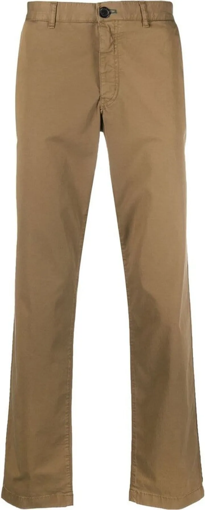 Straight-Leg Cropped Trousers