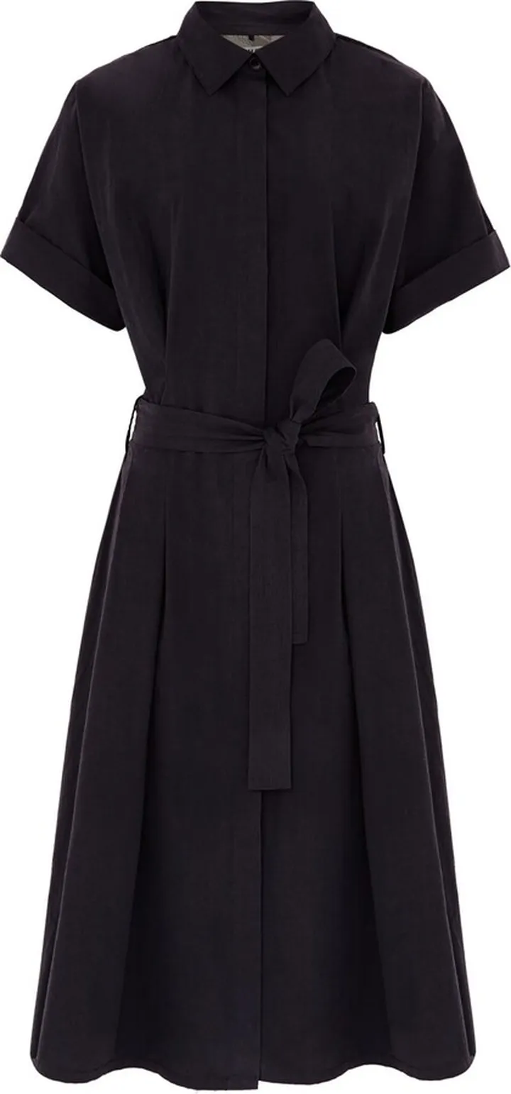 KOMODO - Ash Organic Cotton Dress - Black
