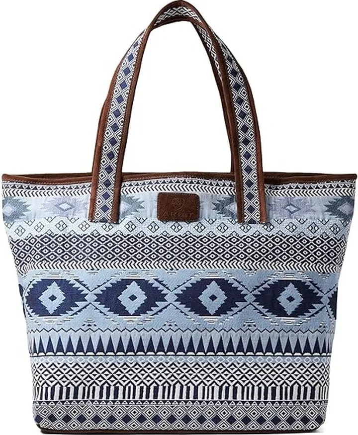 Ariat Madison Overnight Tote (Blue) Handbags
