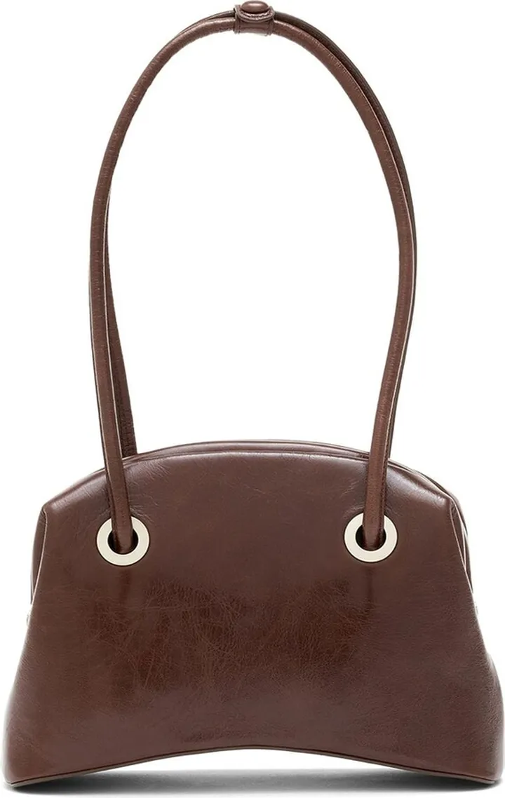 Circle Brot leather shoulder bag
