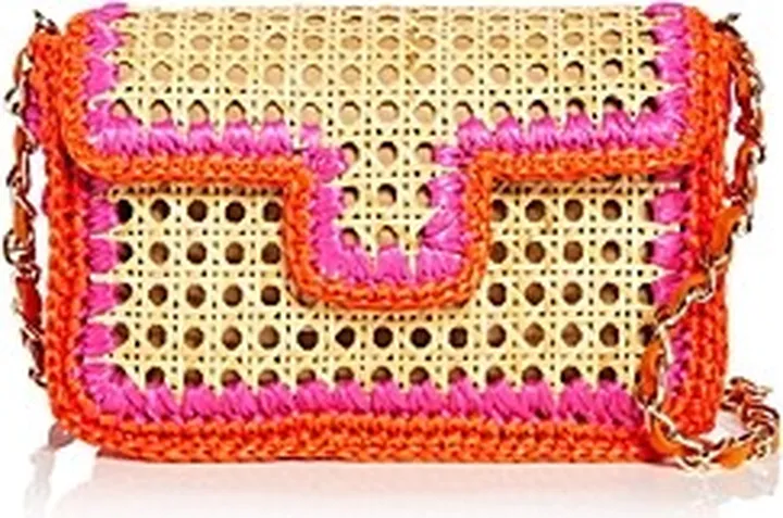 Caterina Bertini Mini Woven Shoulder Bag