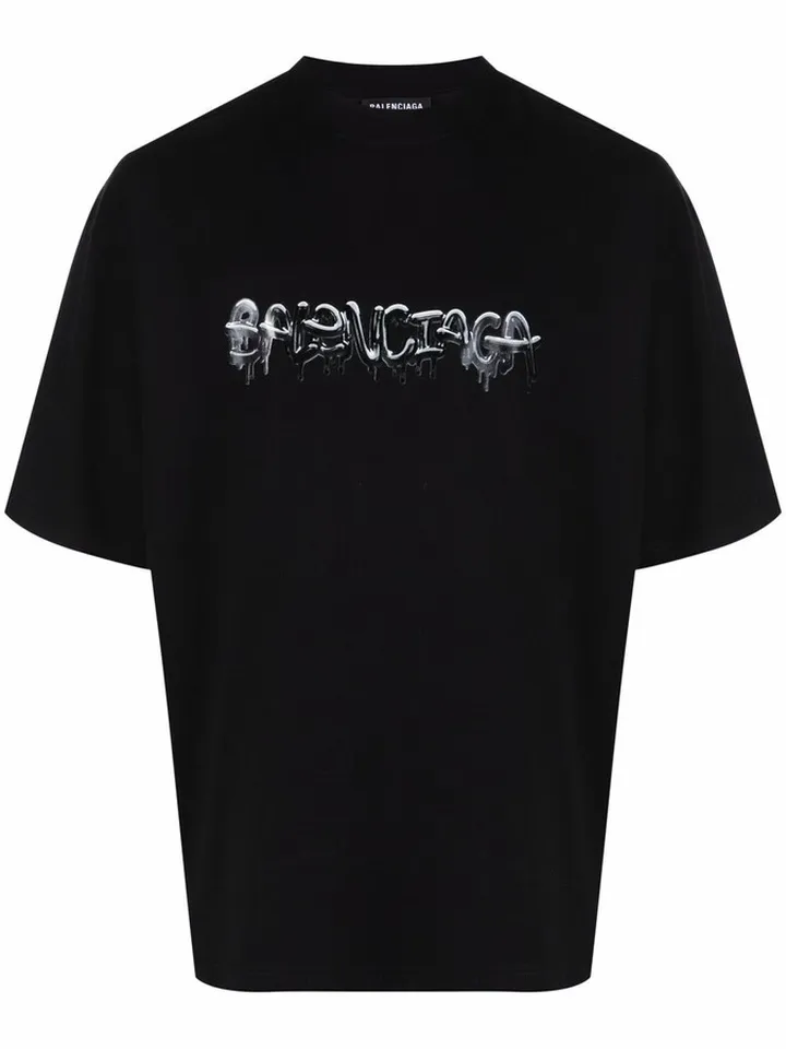 logo printed crew neck T-shirt