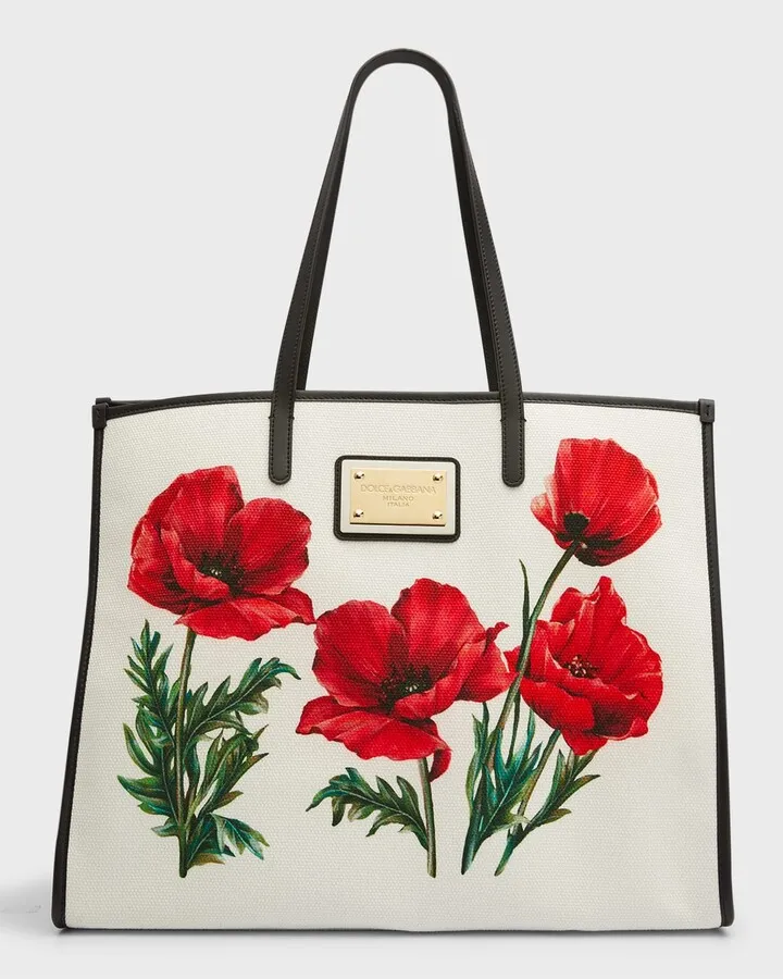 Happy Garden Canvas Tote Bag