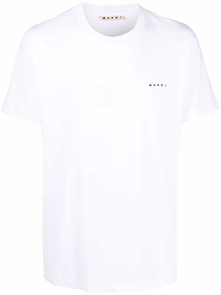 logo-embroidered T-shirt