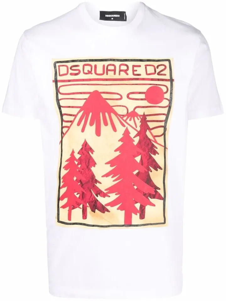 graphic-print short-sleeve T-shirt
