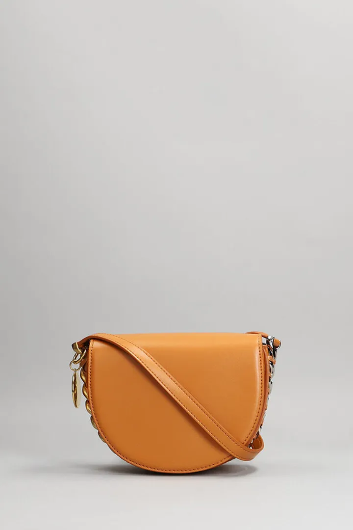 Alter Mat Shoulder Bag In Orange Faux Leather