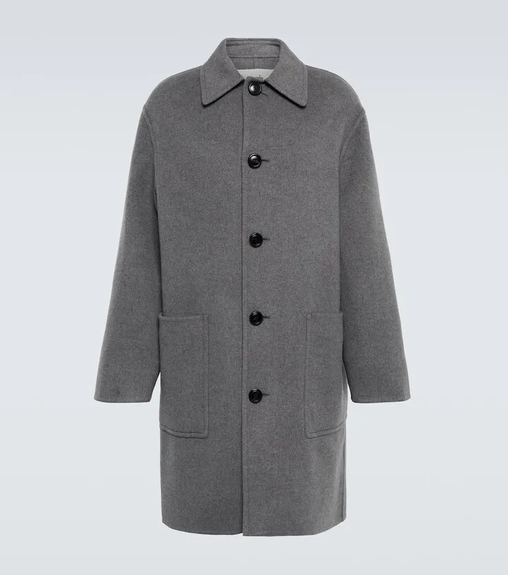 Wool and cashmere coat